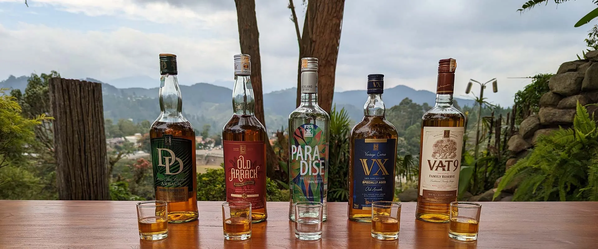 Coconut Arrack Tasting