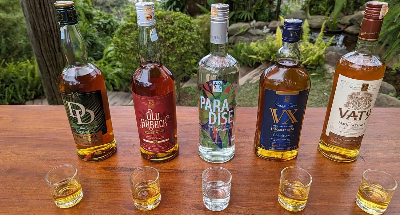 Coconut Arrack Tasting