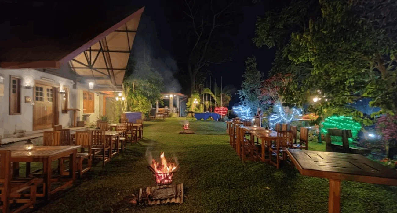 Outdoor Dining in our Tranquil Garden