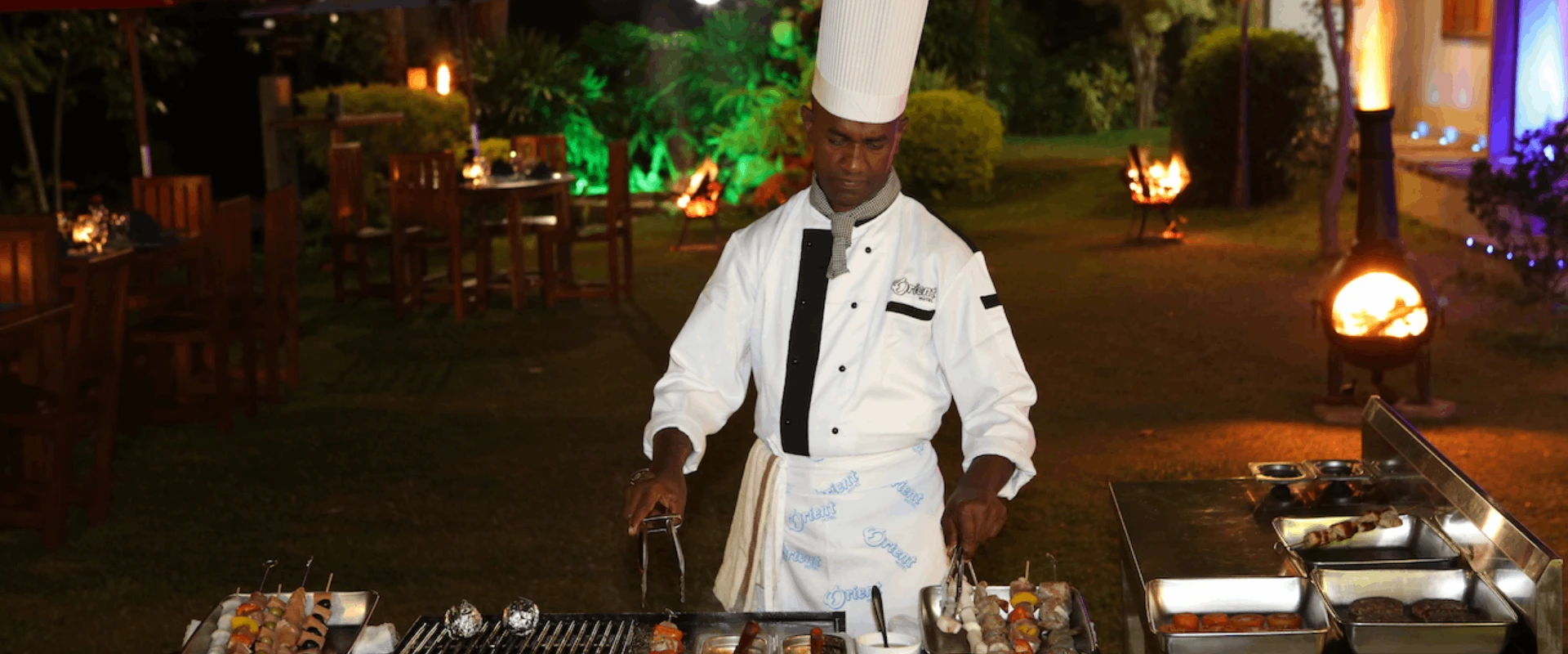 Outdoor Dining in our Tranquil Garden